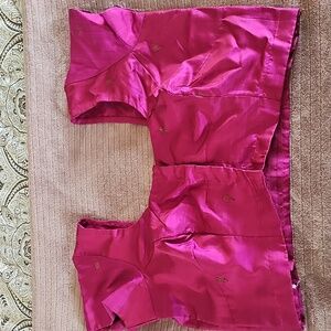 Indian silk crop top/blouse